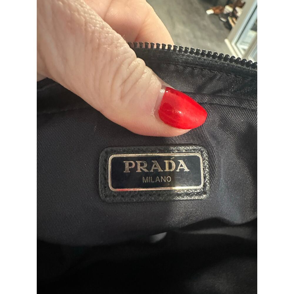 Prada Re-Nylon and Saffiano Leather Travel Pouch - Picture 13 of 15